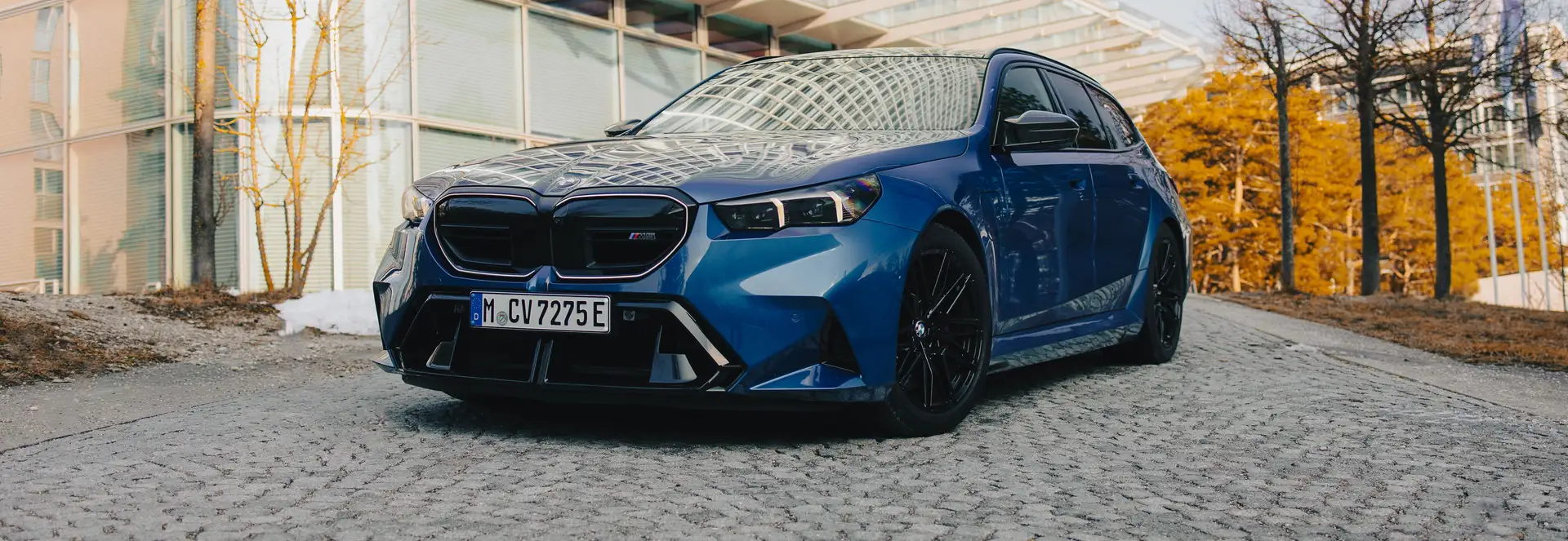 BMW M5 Touring Rental Car Front View